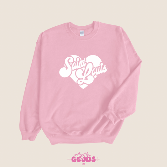 Saint Louis Retro Puff Print Sweatshirt