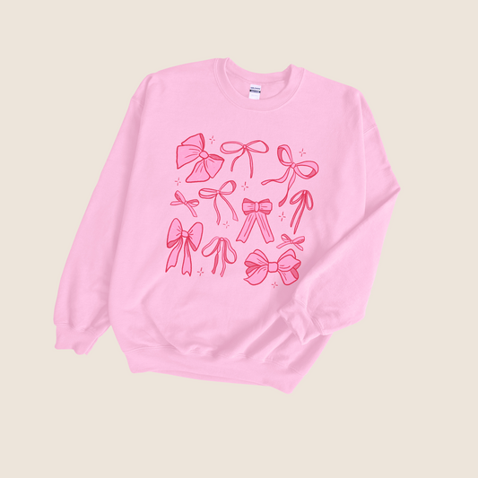 Pink Bow Sweatshirt