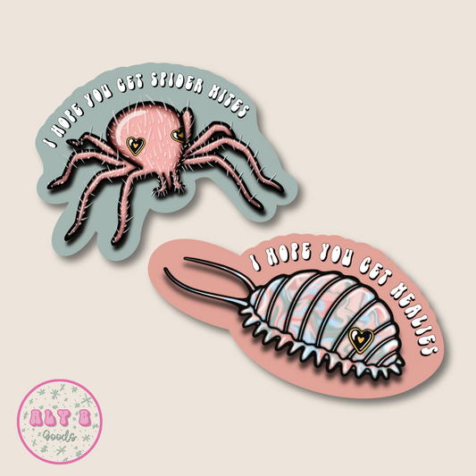 Mealie & Spider Mite Stickers