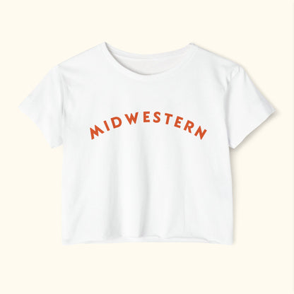 Midwestern Festival Crop Top | Cute Summer Concert Shirt | Casual Tour Tee | Boho Festival Outfit | Country Girl Top | Crop Top for Women
