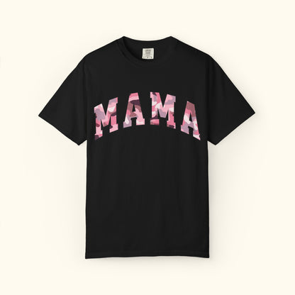 Comfort Colors® Camo Mama T-Shirt | Pink White Camo Mama Shirt | Mothers Day Gift for Moms | Unisex Comfort Cotton Tee | Mom Life Shirt