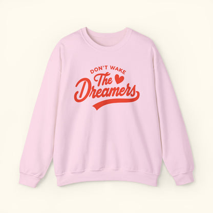 Dreamers Crewneck Sweatshirt | Gift for Dreamers | Motivational Unisex Pullover | Inspirational Graphic Sweater | Comfortable Everyday Wear