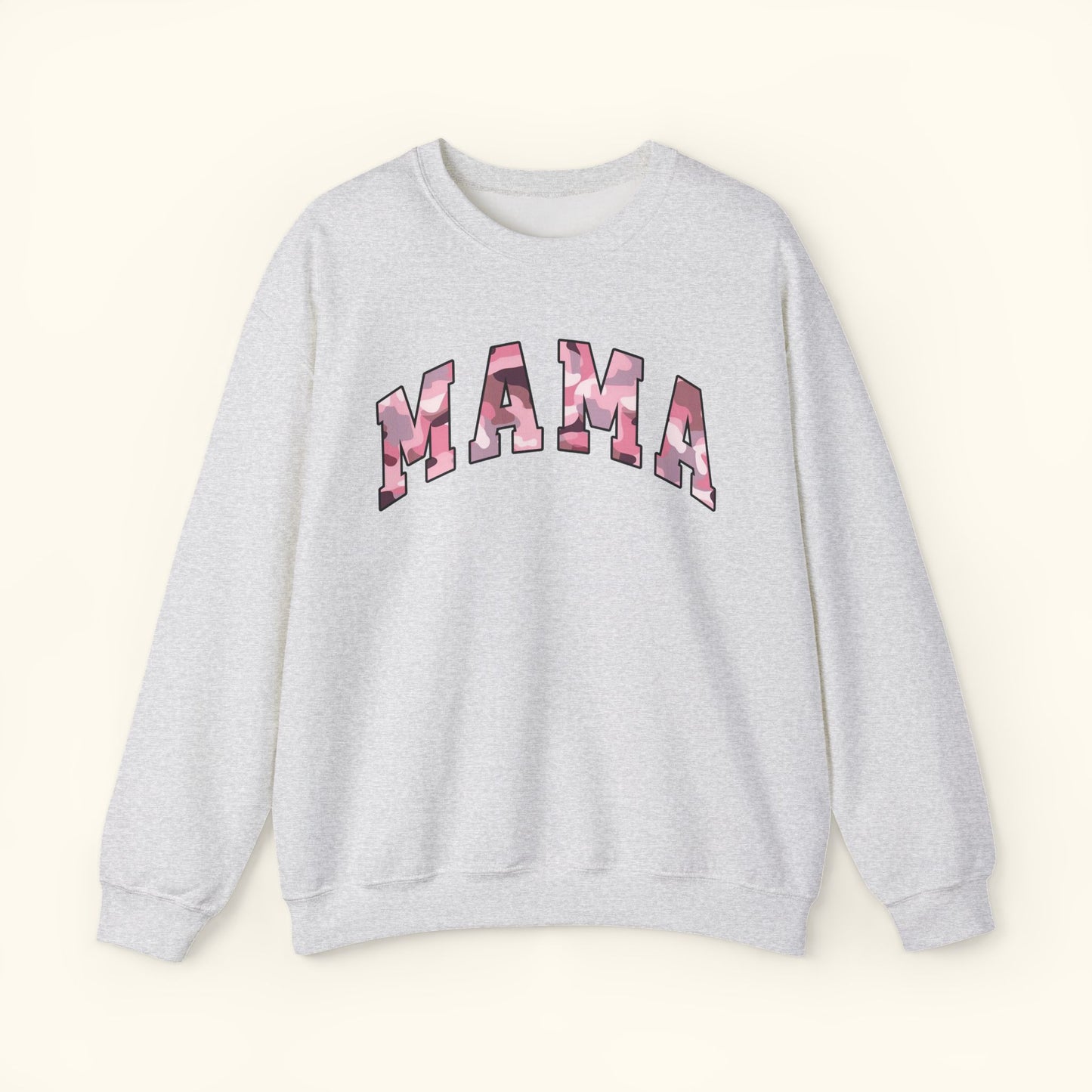 Mama Sweatshirt | Pink Camo Mama Print Crewneck |Unisex Mom Sweater | Mothers Day Gift for Moms | Casual Comfort Wear | Family Outfit