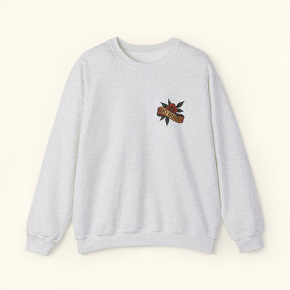 Inspirational Crewneck Sweatshirt - Do Good, Cozy Unisex Sweatshirt, Perfect for Gifting, Casual Wear, Everyday Style, Motivational Apparel