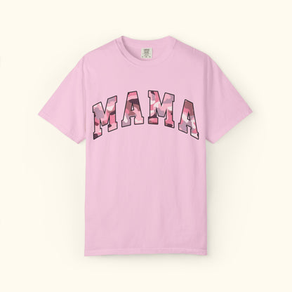 Comfort Colors® Camo Mama T-Shirt | Pink White Camo Mama Shirt | Mothers Day Gift for Moms | Unisex Comfort Cotton Tee | Mom Life Shirt