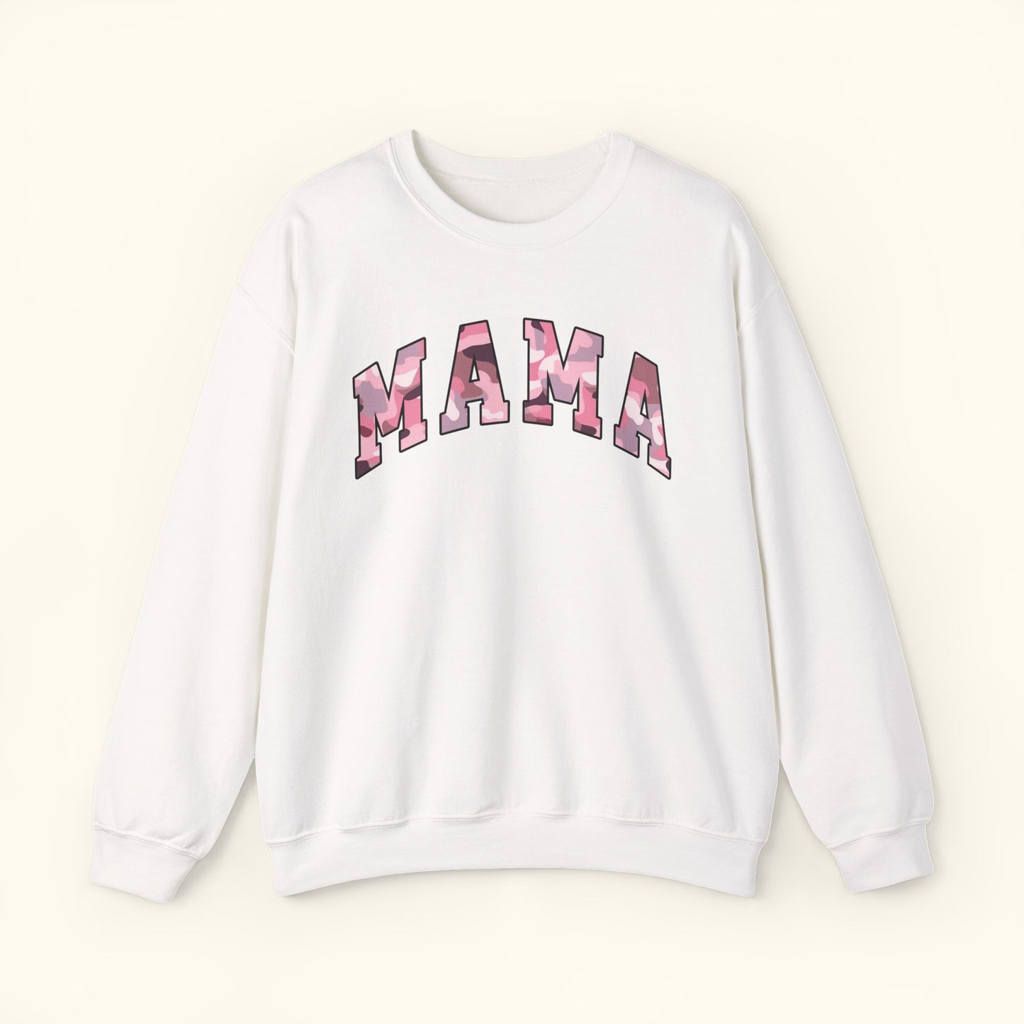 Mama Sweatshirt | Pink Camo Mama Print Crewneck |Unisex Mom Sweater | Mothers Day Gift for Moms | Casual Comfort Wear | Family Outfit