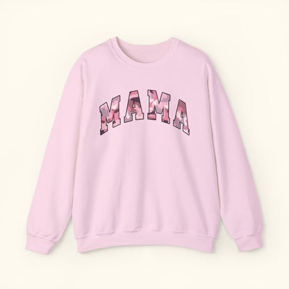 Mama Sweatshirt | Pink Camo Mama Print Crewneck |Unisex Mom Sweater | Mothers Day Gift for Moms | Casual Comfort Wear | Family Outfit