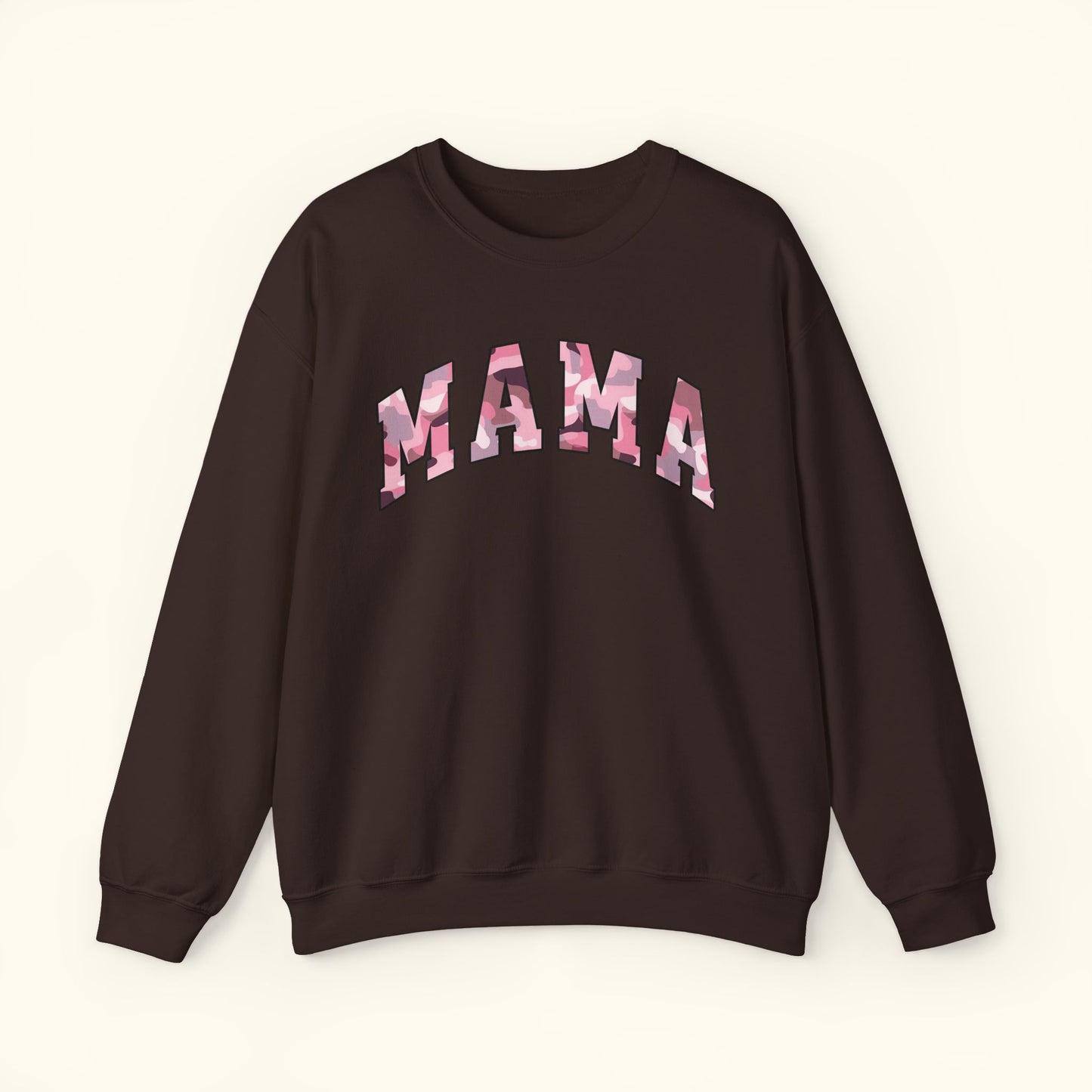 Mama Sweatshirt | Pink Camo Mama Print Crewneck |Unisex Mom Sweater | Mothers Day Gift for Moms | Casual Comfort Wear | Family Outfit