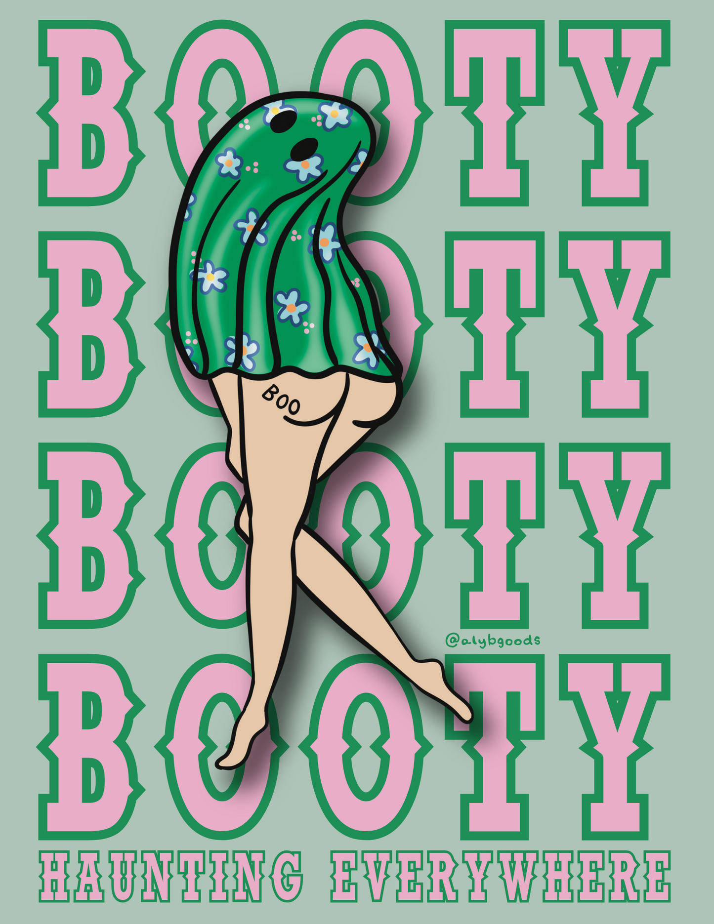 Ms. New Boo-ty Sticker