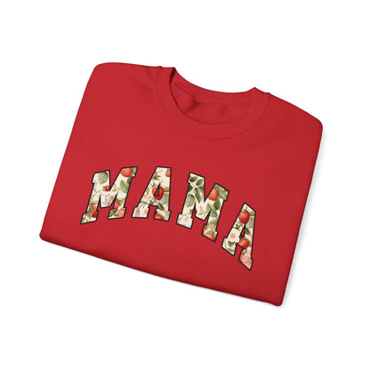 Floral Mama Sweatshirt | Strawberry Fruit Mama Print | Cozy Mothers Day Gift for Moms | Unisex Trendy Crewneck | Comfortable Everyday Wear