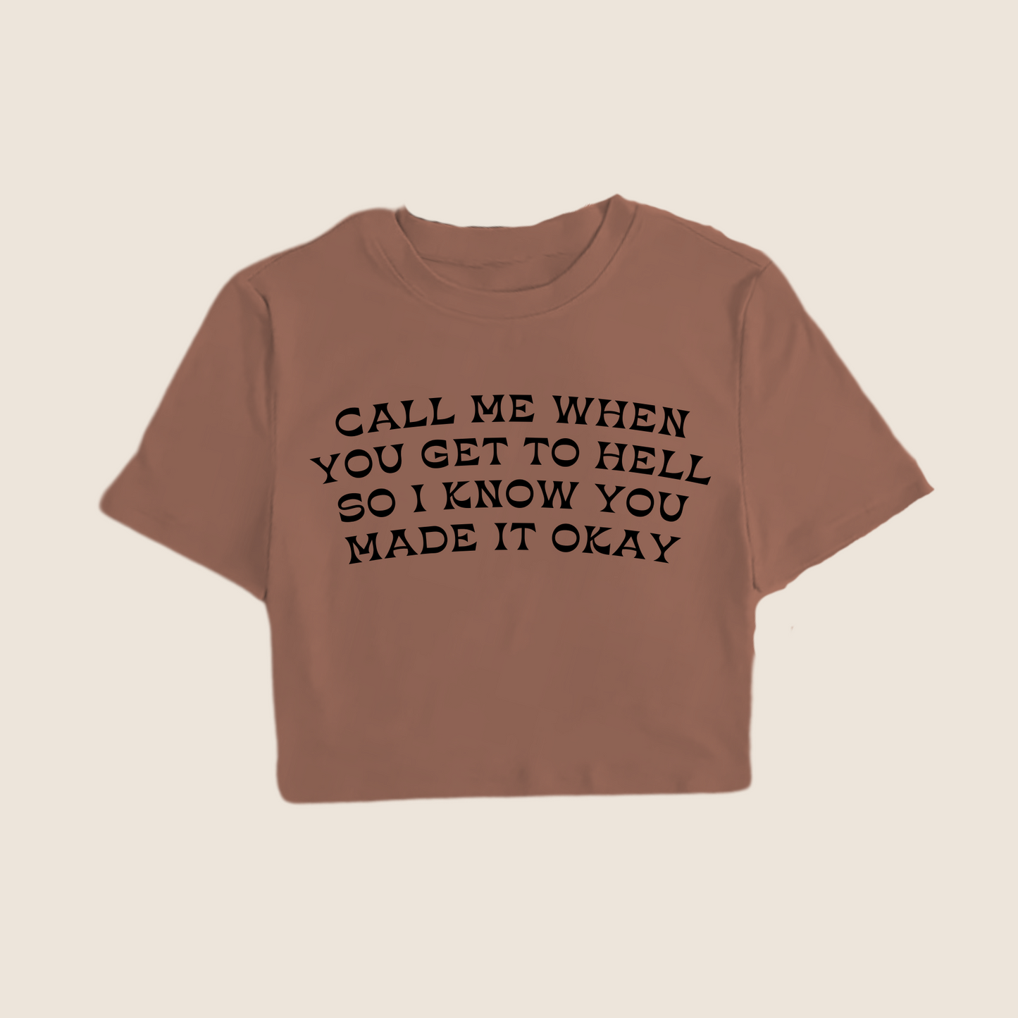 Call Me Cropped Tee