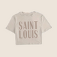 Saint Louis Tan Cropped Tank