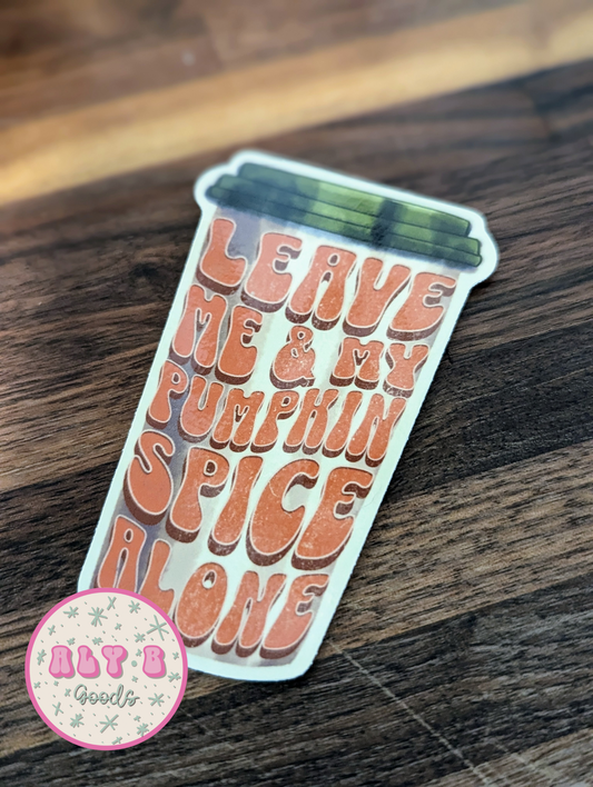 Pumpkin Spice Sticker